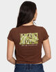 RUSTY Army Womens Baby Tee image number 1
