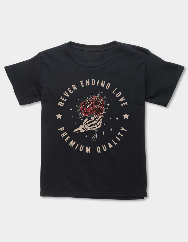 SKELETON Never Ending Love Unisex Kids Tee image number 0