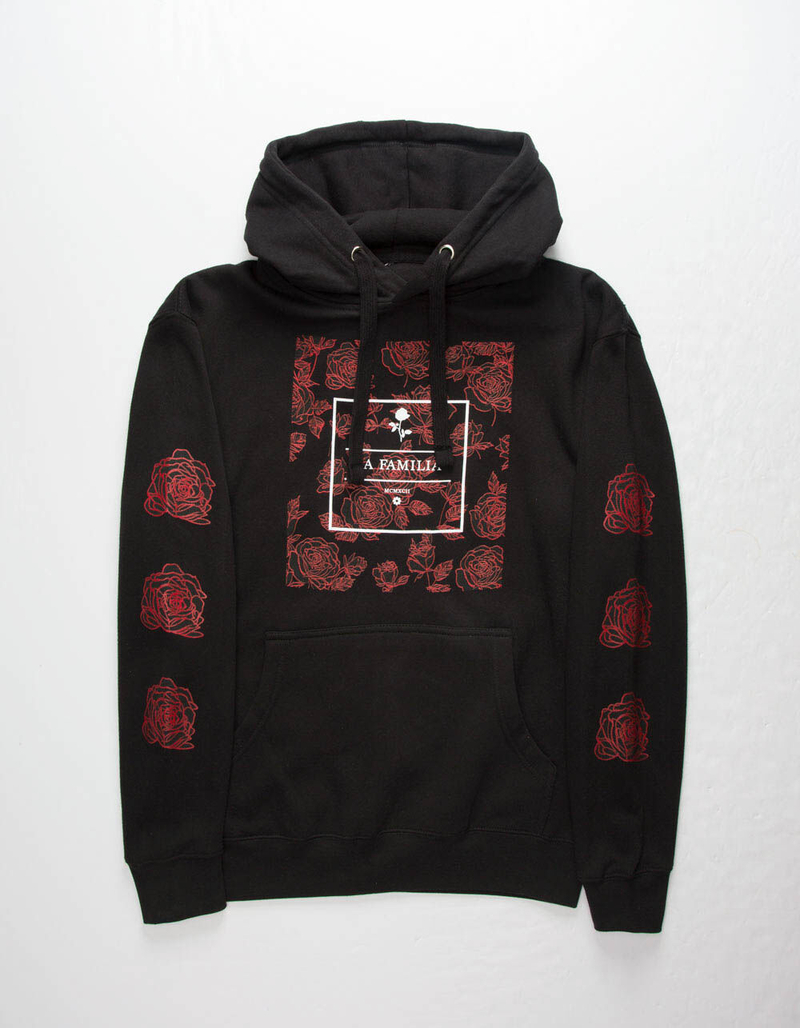 LA FAMILIA Core Rose Fleece Mens Hoodie image number 1