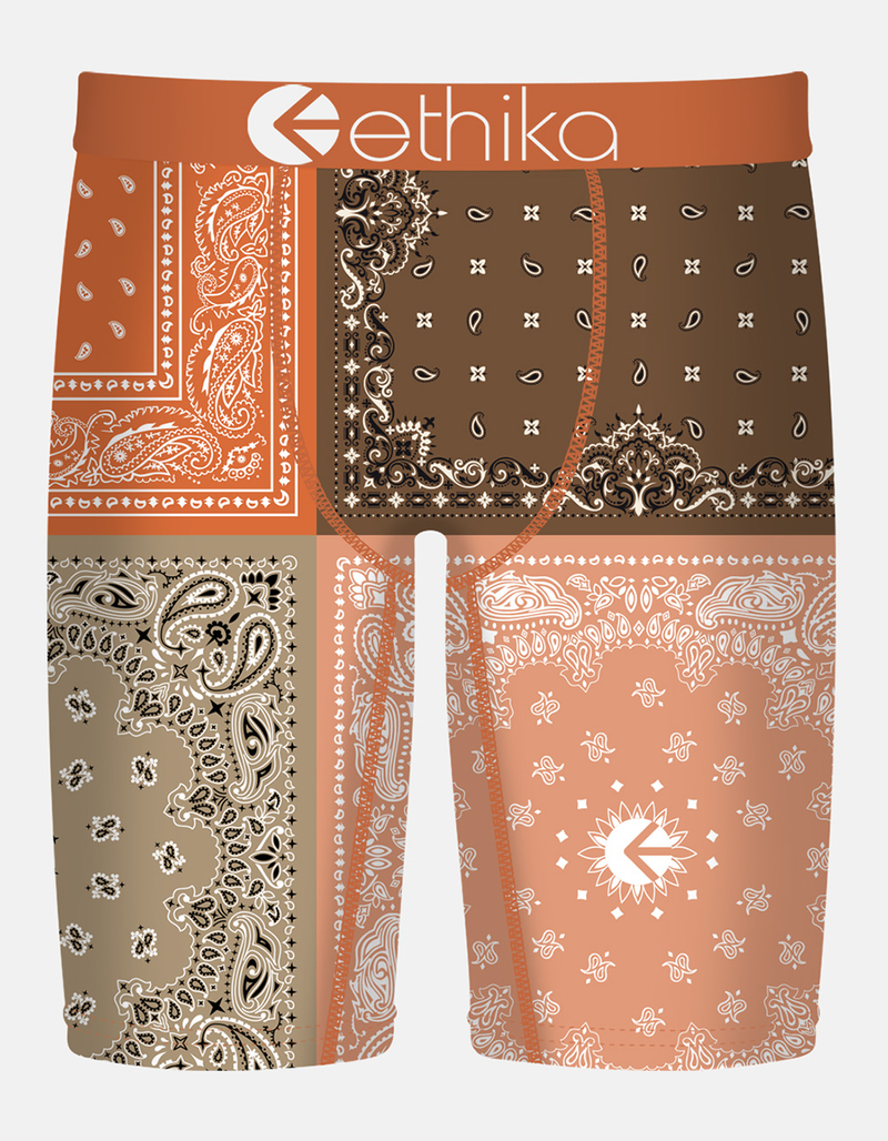 ETHIKA Muted Motifs Staple Boys Boxer Briefs image number 0