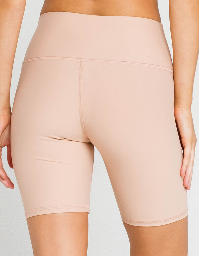 RSQ Nylon Womens Nude Biker Shorts image number 2