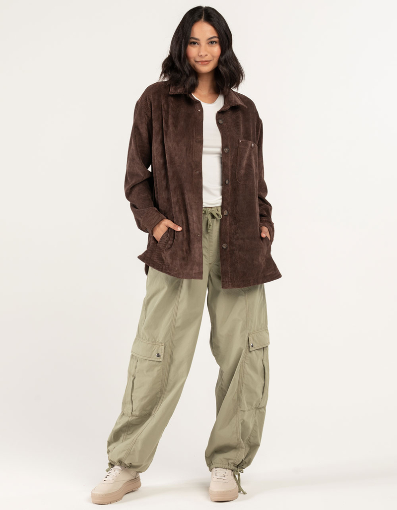 STOOSH Womens Corduroy Shacket image number 3
