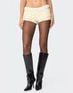 EDIKTED Ruffled Micro Bloomer Shorts image number 1