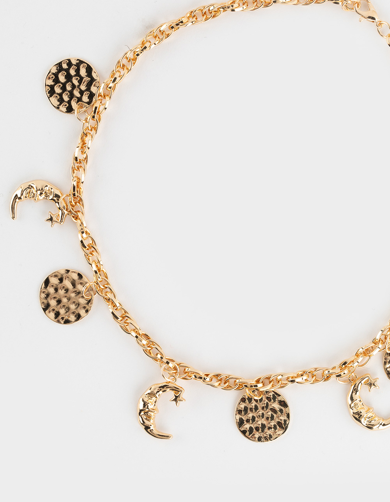 FULL TILT Moon Charm Necklace image number 1