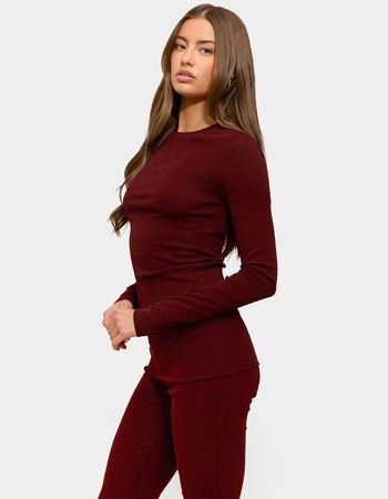 EDIKTED Ivanne Long Sleeve Tee Alternative Image