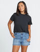 VOLCOM Stone Kraft Womens Denim Shorts image number 1
