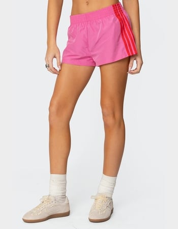 EDIKTED Nikki Nylon Shorts Primary Image