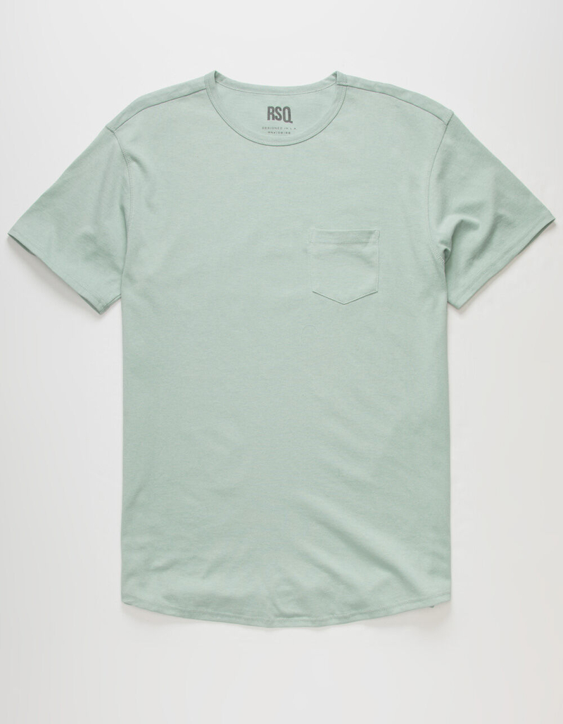RSQ Mens Sage Tall Pocket Tee image number 0