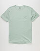 RSQ Mens Sage Tall Pocket Tee image number 1
