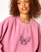 DAISY STREET Washed Leah Womens Sweatshirt image number 3