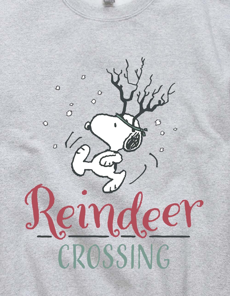 PEANUTS Reindeer Crossing Unisex Crewneck Sweatshirt image number 1