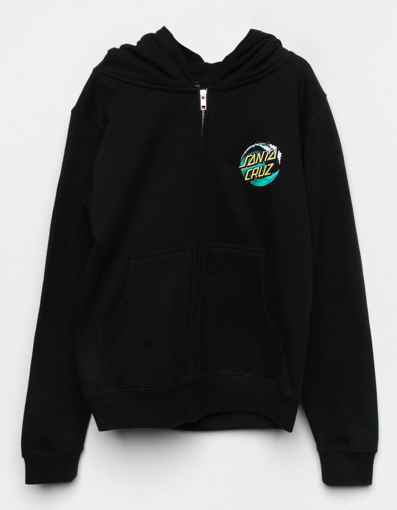 SANTA CRUZ Wave Dot Girls Zip Hoodie image number 1
