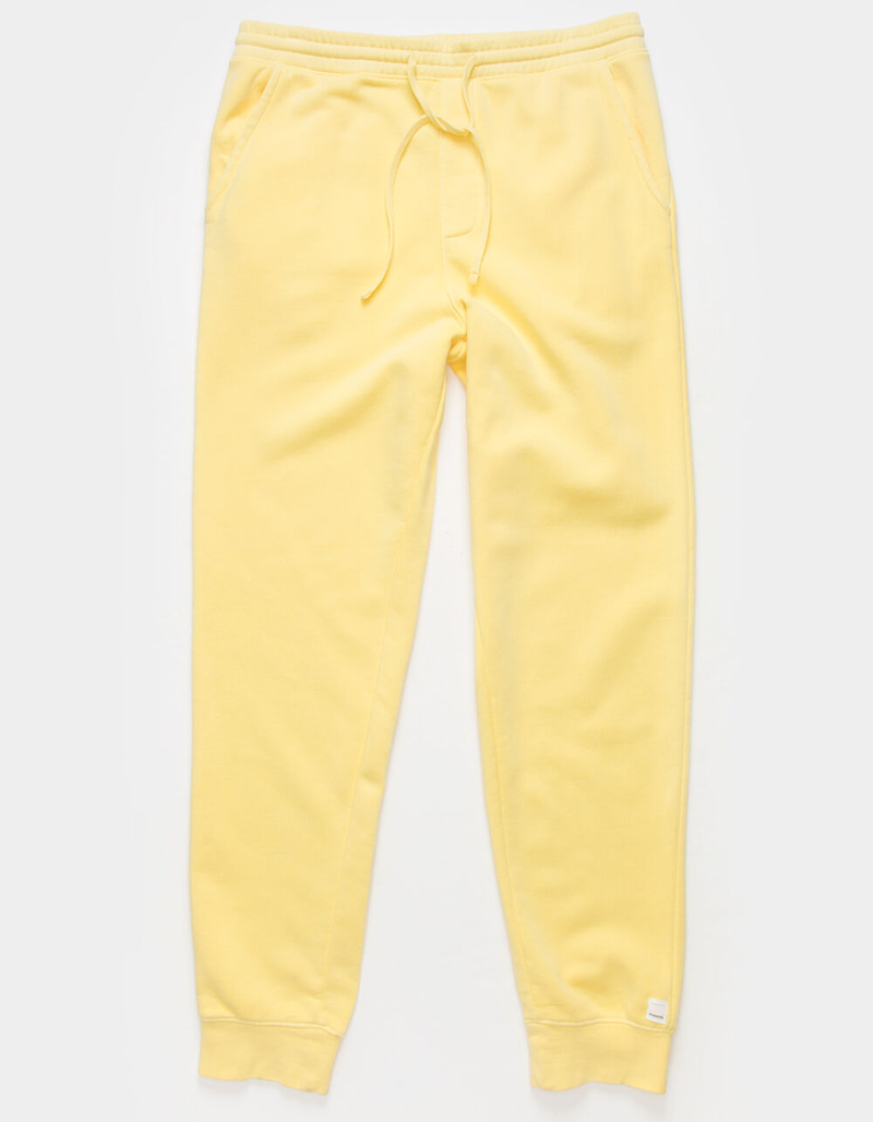 RSQ Fleece Mens Light Yellow Jogger Sweatpants image number 1