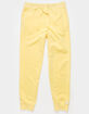 RSQ Fleece Mens Light Yellow Jogger Sweatpants image number 2