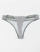 FULL TILT Micro Stripe Olive Thong image number 2
