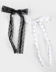 FULL TILT 2 Pack Beaded Lace Bow Set image number 1