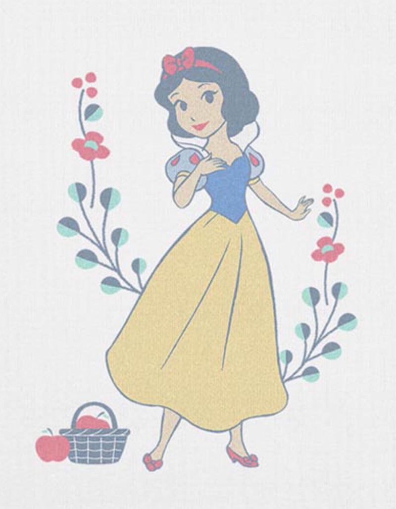 SNOW WHITE Flowers And Apples Pose Womens Baby Tee image number 1