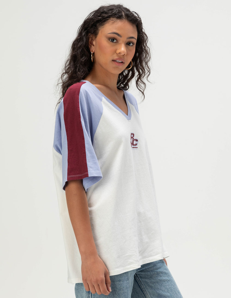 RIP CURL Script Womens Oversized V-Neck Tee image number 2