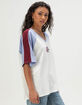 RIP CURL Script Womens Oversized V-Neck Tee image number 3