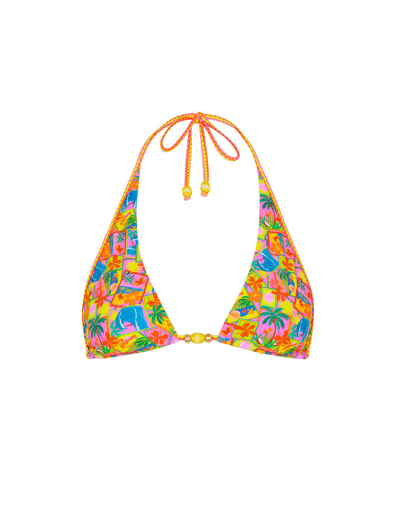KULANI KINIS Sunshine Snaps Triangle Bikini Top image number 1