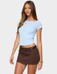 EDIKTED Marina Raglan Stripey Tee image number 2