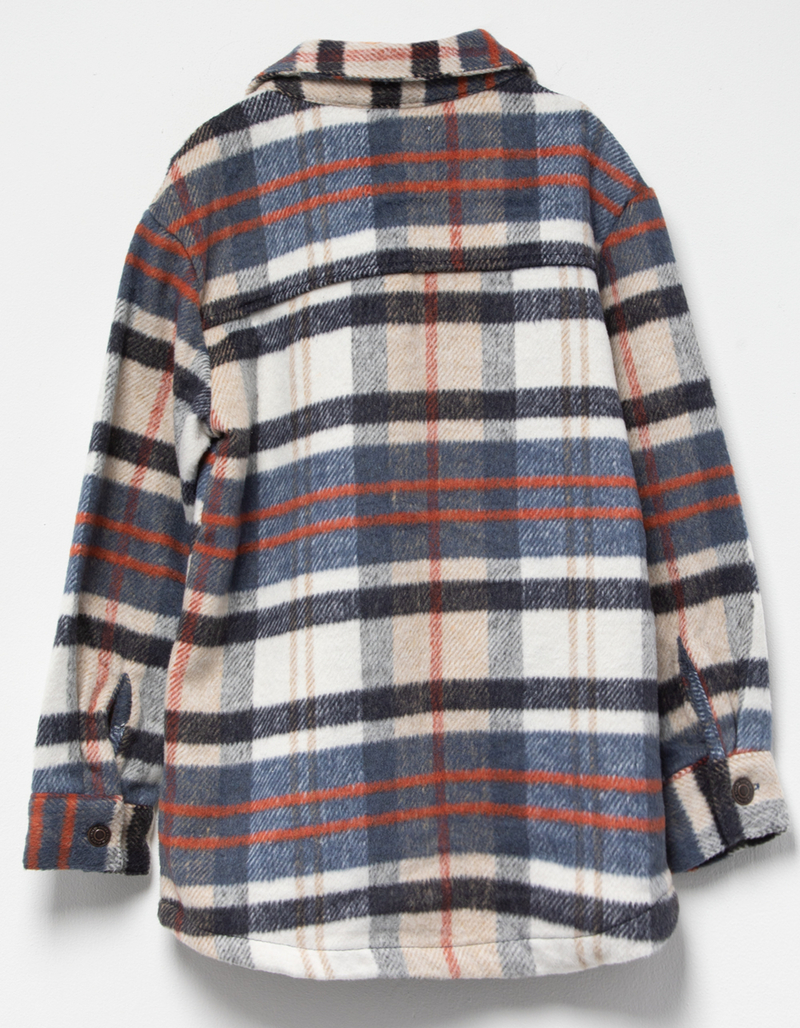 RSQ Girls Plaid Oversized Shacket image number 2