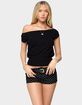 EDIKTED Michaela Off Shoulder Knit Top image number 1