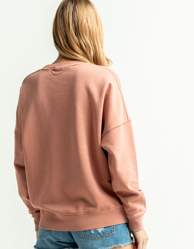 QUIKSILVER Womens Oversized Crew Sweatshirt image number 2