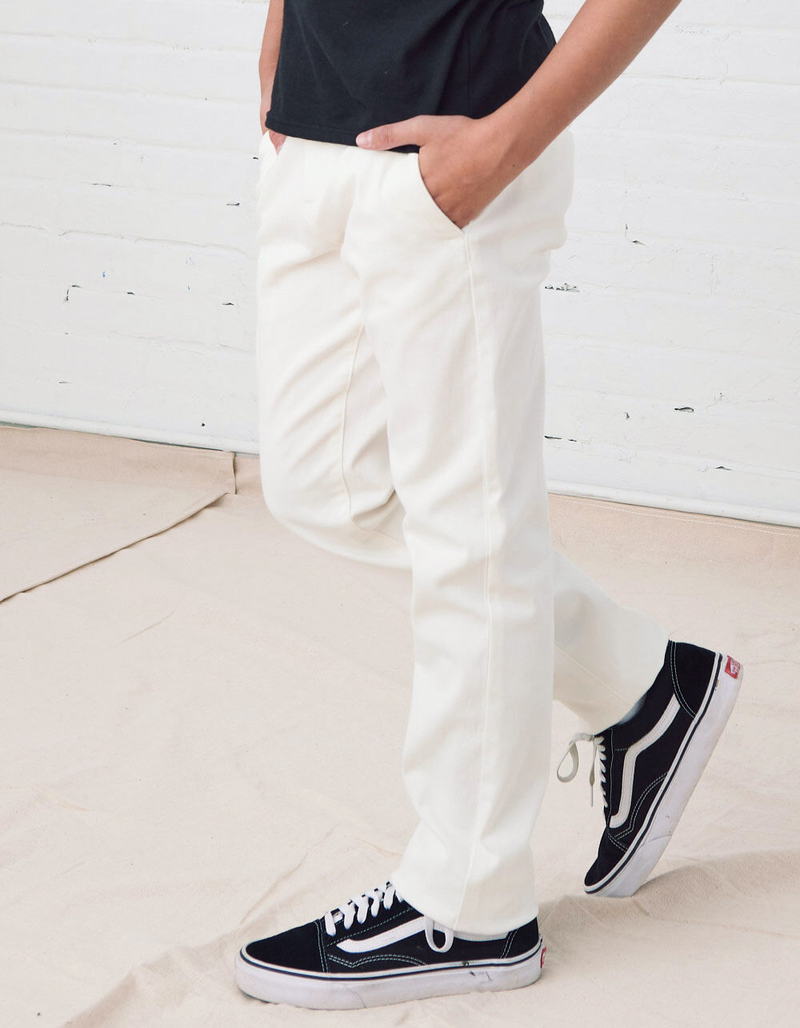 RSQ Boys Slim Off White Chinos image number 2