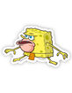 BLANK TAG CO. The Caveman SpongeBob Meme Sticker image number 1