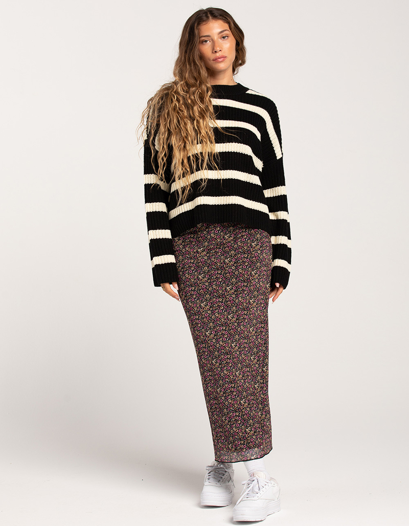 RSQ Womens Boyfriend Stripe Pullover image number 3