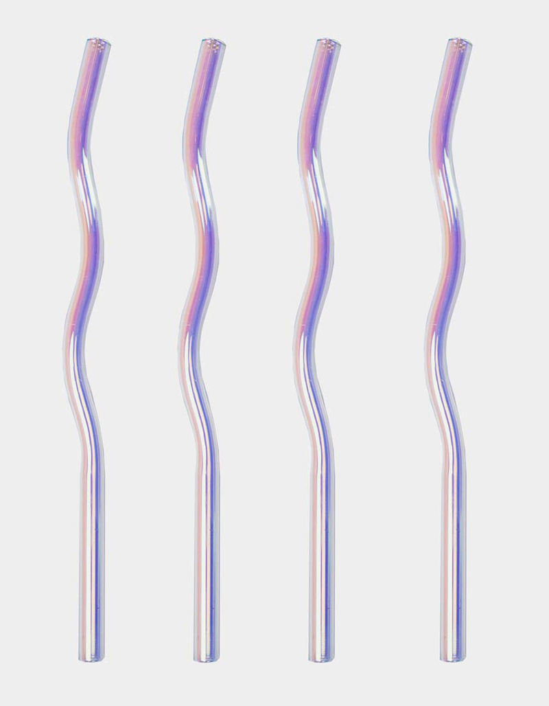 Wavy Glass Straws image number 0