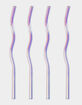 Wavy Glass Straws image number 1