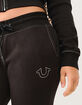 TRUE RELIGION Joey Mid Rise Big T Flare Womens Sweatpants image number 5