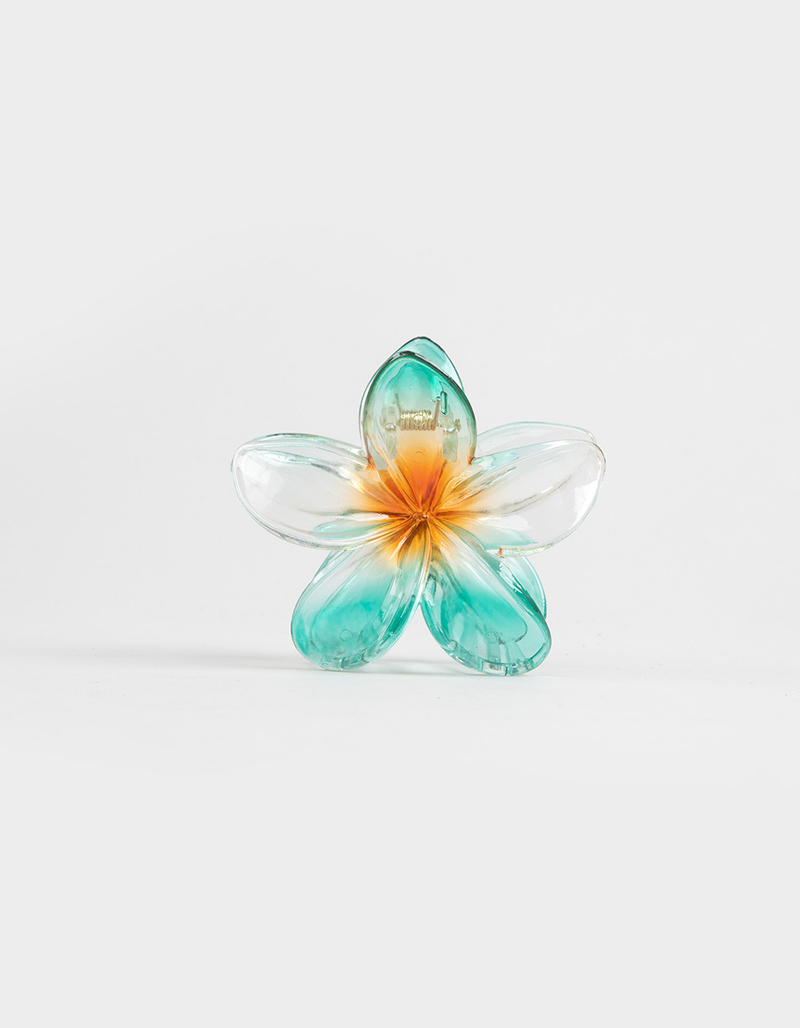 FULL TILT Translucent Floral Claw Clip image number 1