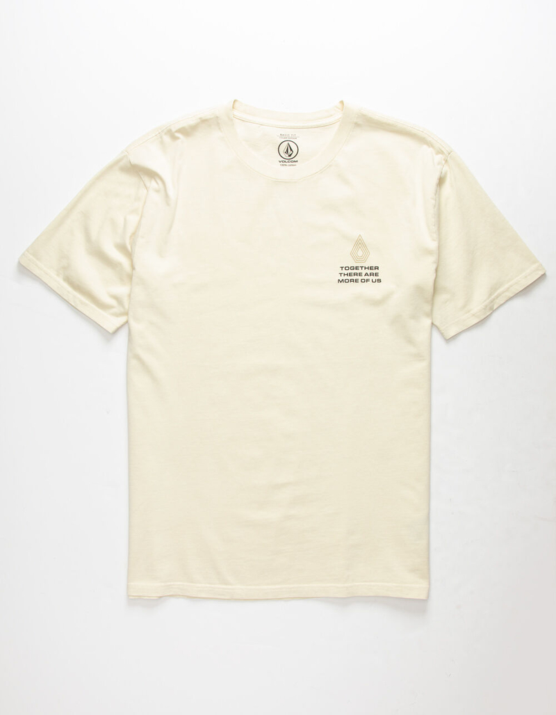 VOLCOM Radiation Mens Off White T-Shirt image number 1