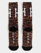 HUF Digital Leopard Mens Crew Socks image number 2