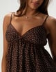 RSQ Womens Polka Dot Babydoll Cami image number 2