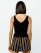 FULL TILT Essentials Black Womens Sweater Tank image number 3