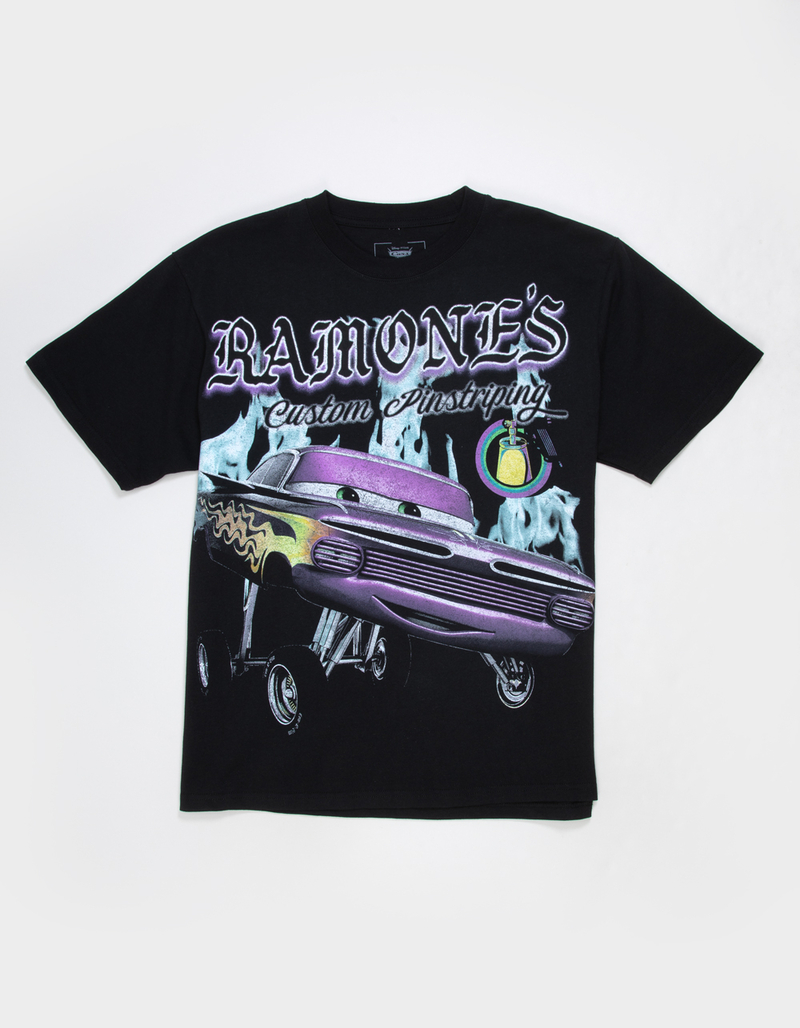 DISNEY Pixar Cars Ramone's Customs Mens Boxy Tee image number 1