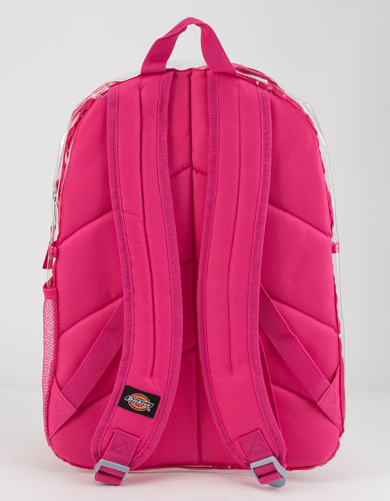 DICKIES Clear PVC Pink Backpack image number 2