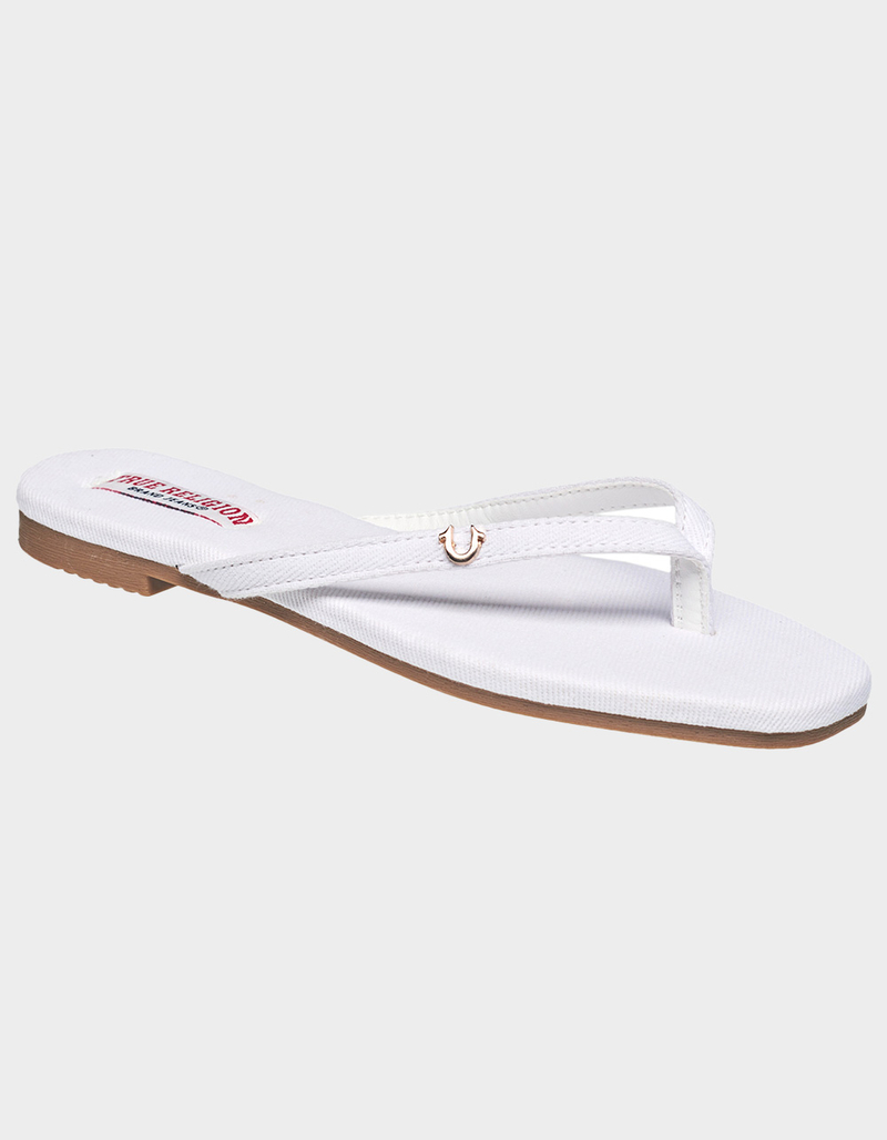 TRUE RELIGION Sexyy Thong Slip-On Womens Flip Flops image number 0