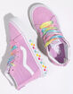 VANS Rainbow Lace Sk8-Hi Zip Girls Shoes image number 3