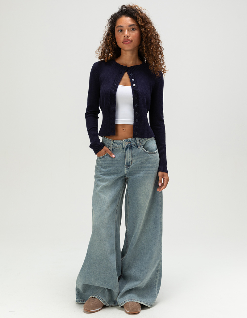 RSQ Womens Low Rise Baggy Jeans image number 4