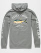 SALTY CREW Ahi Mount Mens Heather Gray Hoodie image number 1