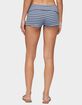 EDIKTED Hodaya Striped Foldover Micro Shorts image number 3