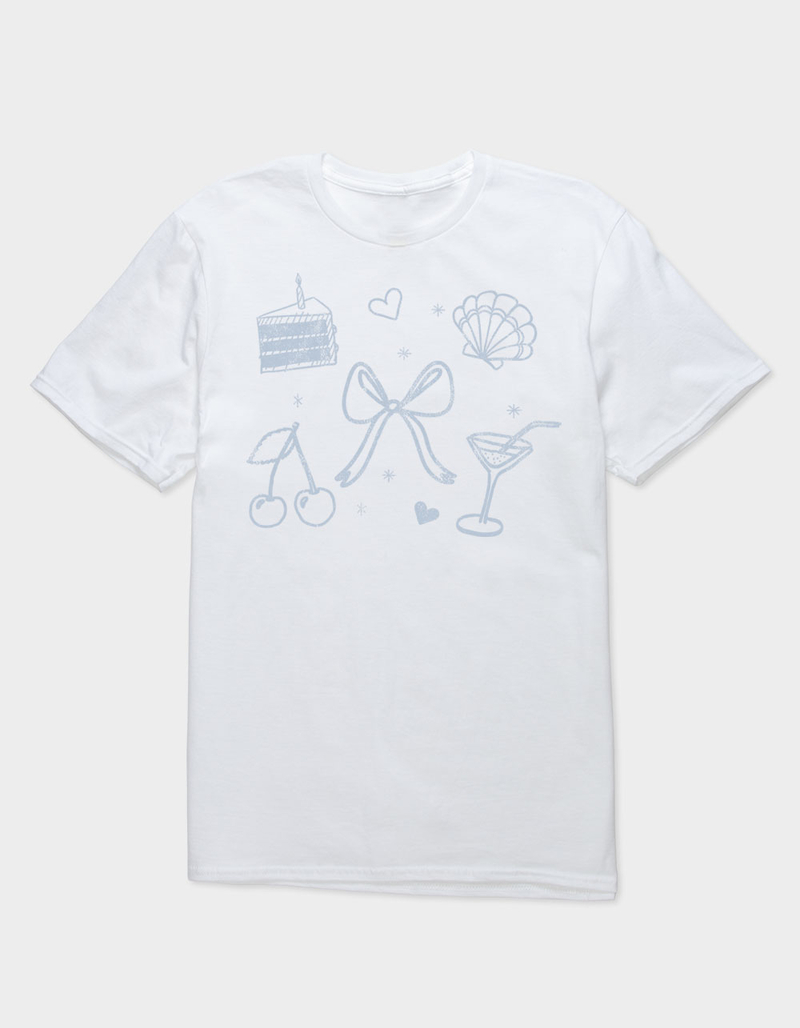 BOW Girl Icon Doodles Unisex Tee image number 0