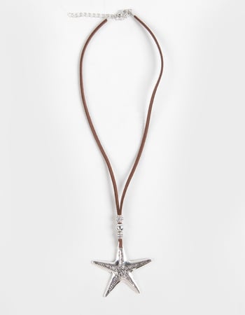 FULL TILT Starfish Cord Necklace Primary Image
