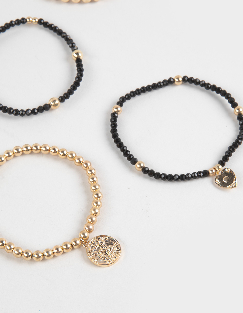 FULL TILT 5 Pack Beaded/Ball Bracelet Set image number 2