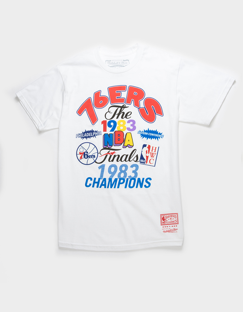 MITCHELL & NESS Philadelphia 76ers 1983 NBA Finals Mens Tee image number 0